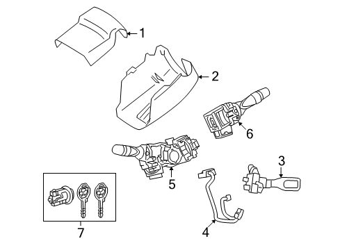 2013 Toyota Venza Switches - Electrical Diagram 2 - Thumbnail