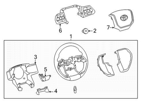 2025 Toyota Tundra Steering Wheel Diagram