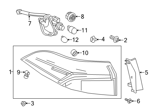 2025 Toyota Corolla Bulbs Diagram 6 - Thumbnail