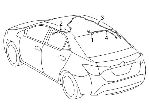 2019 Toyota Corolla Antenna & Radio Diagram