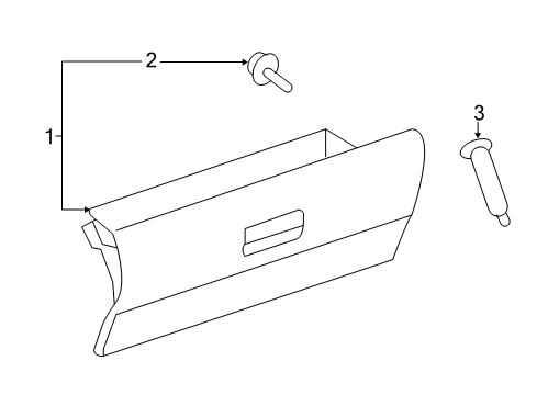 2012 Scion xB Glove Box Diagram