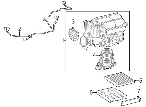 2025 Toyota GR Corolla Automatic Temperature Controls Diagram