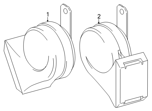 2025 Toyota Tacoma Horn Diagram