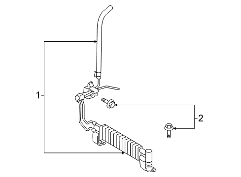 2014 Toyota Land Cruiser Power Steering Oil Cooler Diagram