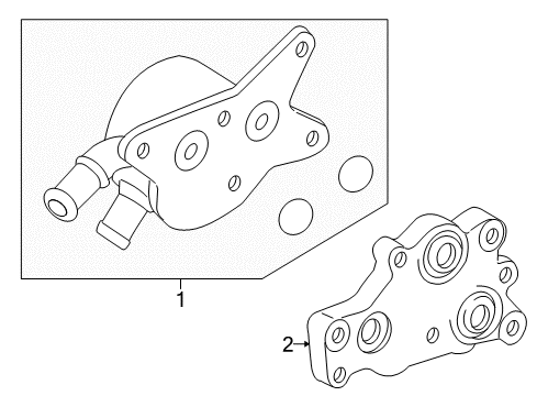2011 Toyota Sequoia Oil Cooler - Transmission Diagram 2 - Thumbnail