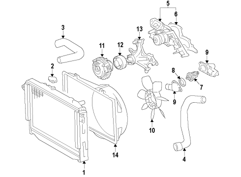 2018 Toyota Tundra Cooling System Diagram