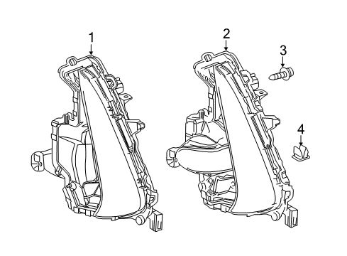 2017 Toyota Prius Prime Fog Lamps Diagram