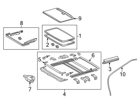 2017 Toyota Camry Sunroof Diagram 2 - Thumbnail