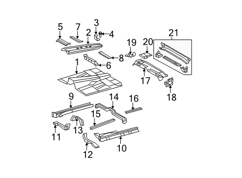 2013 Toyota Tundra Floor Diagram 5 - Thumbnail