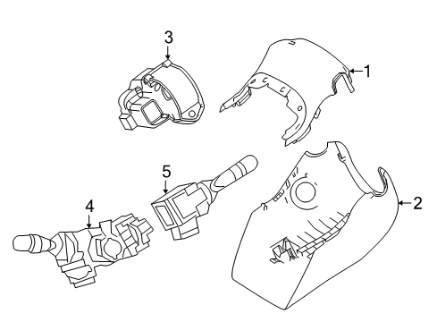 2018 Toyota C-HR Switches - Electrical Diagram 2 - Thumbnail