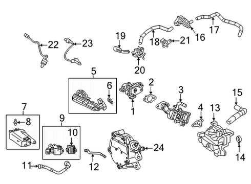 2024 Toyota Corolla Cross EGR System Diagram