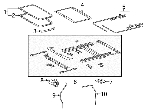 2019 Toyota Tundra Sunroof Diagram
