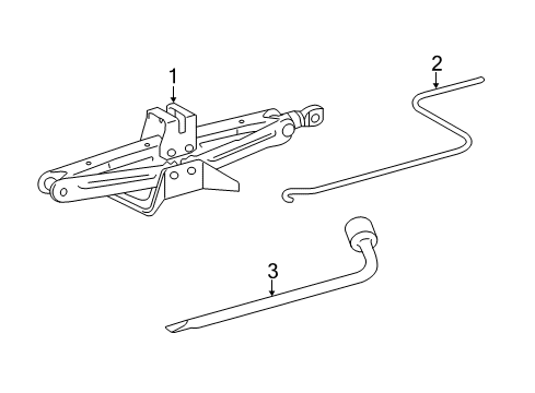 2012 Toyota Prius V Jack & Components Diagram