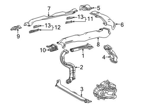 2024 Toyota Sienna Ducts Diagram 2 - Thumbnail