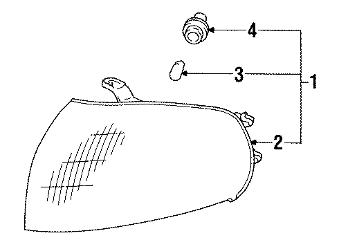 1992 Toyota Camry Park Lamps Diagram