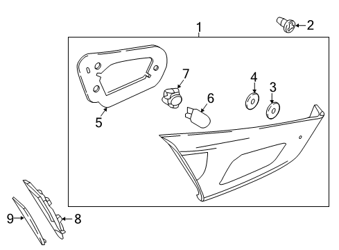 2018 Toyota Yaris iA Backup Lamps Diagram