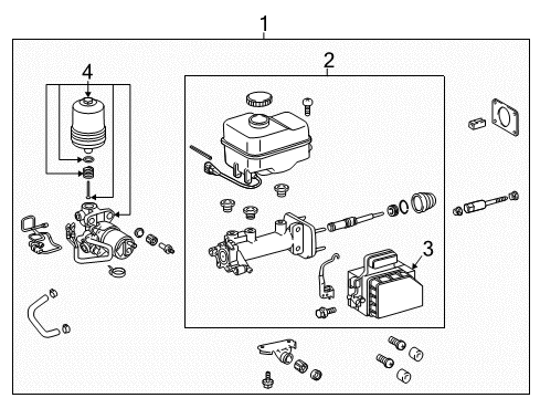 2019 Toyota Tacoma Dash Panel Components - Body Diagram 3 - Thumbnail