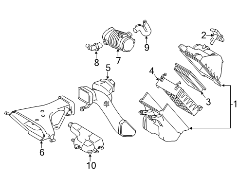 2015 Toyota Highlander Air Intake Diagram 2 - Thumbnail