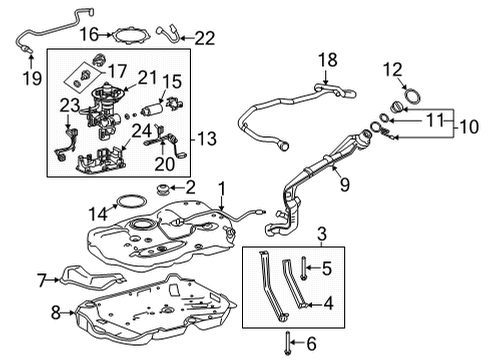 2024 Toyota Venza Fuel Supply Diagram