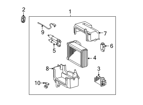 2006 Toyota Tundra Blower Motor & Fan Diagram 2 - Thumbnail