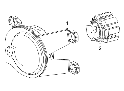 2025 Toyota Land Cruiser Fog Lamps Diagram