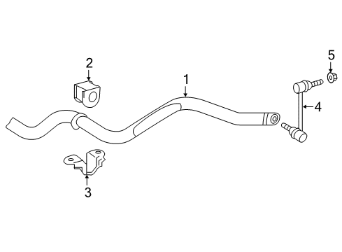 2017 Toyota Tacoma Stabilizer Bar & Components Diagram 4 - Thumbnail