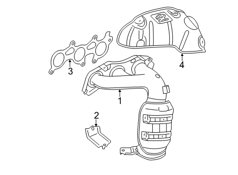 2015 Toyota Highlander Exhaust Manifold Diagram 3 - Thumbnail