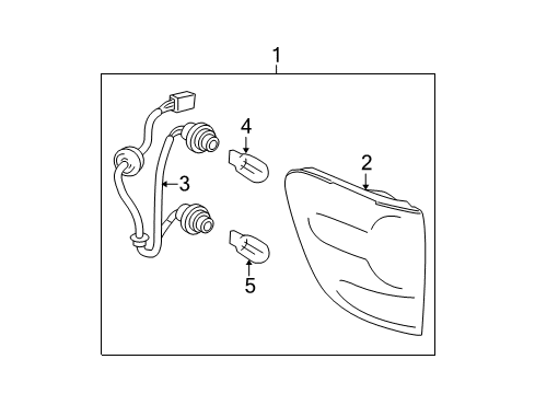 2005 Toyota Sequoia Bulbs Diagram 6 - Thumbnail