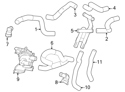 2025 Toyota Sequoia Hoses & Pipes Diagram 2 - Thumbnail