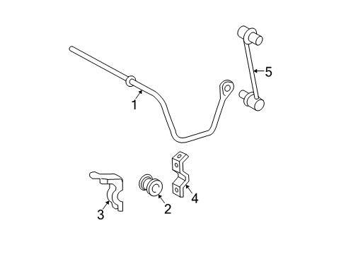 2005 Toyota Solara Stabilizer Bar & Components Diagram 3 - Thumbnail
