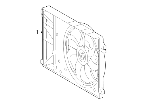 2024 Toyota bZ4X Cooling Fan Diagram