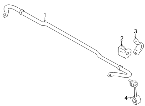 2023 Toyota GR86 Stabilizer Bar & Components Diagram 2 - Thumbnail
