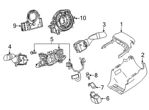 2018 Toyota Camry Switches - Electrical Diagram 5 - Thumbnail