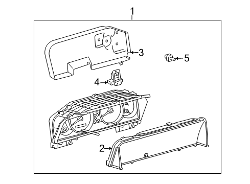 2006 Toyota Land Cruiser Instrument Gauges Diagram