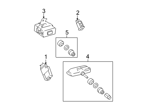 2007 Toyota Camry Tire Pressure Monitoring Diagram 2 - Thumbnail