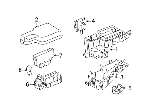 2019 Toyota Sienna Electrical Components Diagram 6 - Thumbnail