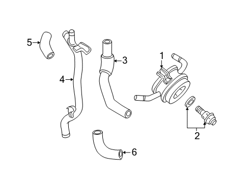 2006 Toyota Tundra Oil Cooler - Belts Diagram 2 - Thumbnail