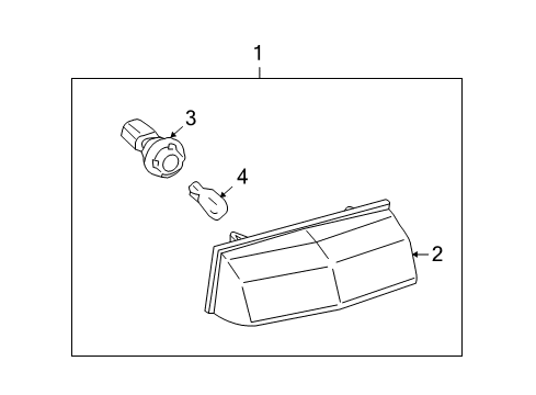 2011 Toyota Matrix License Lamps Diagram