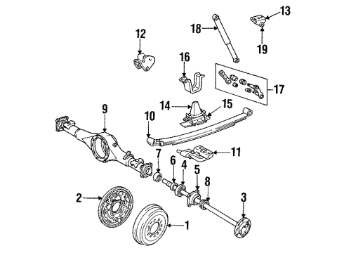 1990 Toyota Pickup Rear Brakes Diagram