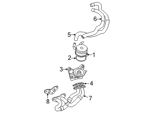 2015 Toyota Highlander Oil Cooler - Belts Diagram 2 - Thumbnail