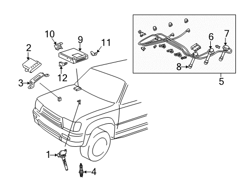 1999 Toyota 4Runner Powertrain Control Diagram 2 - Thumbnail