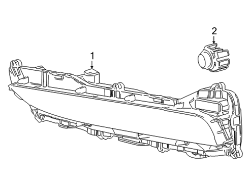 2025 Toyota Mirai Signal Lamps Diagram
