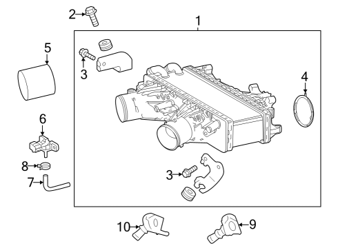 2025 Toyota Sequoia Intercooler Diagram