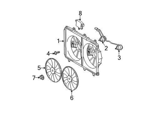 2013 Toyota Highlander Cooling Fan Diagram 3 - Thumbnail