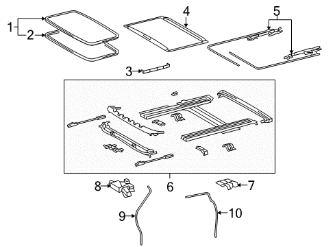 2011 Toyota Tundra Sunroof Diagram