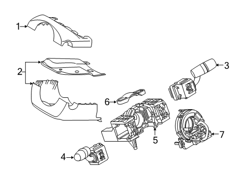 2019 Toyota Yaris Switches - Electrical Diagram 2 - Thumbnail