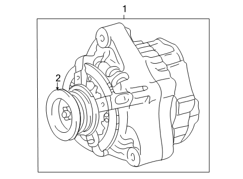 2007 Toyota Sequoia Alternator Diagram 2 - Thumbnail