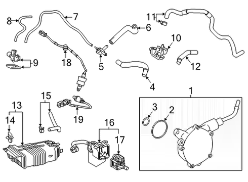 2021 Toyota Highlander Hydraulic System - Brakes Diagram 3 - Thumbnail