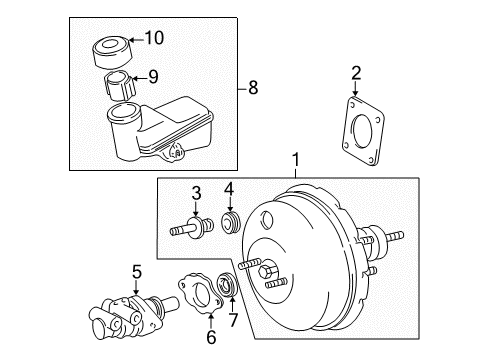 2004 Scion xA Dash Panel Components Diagram