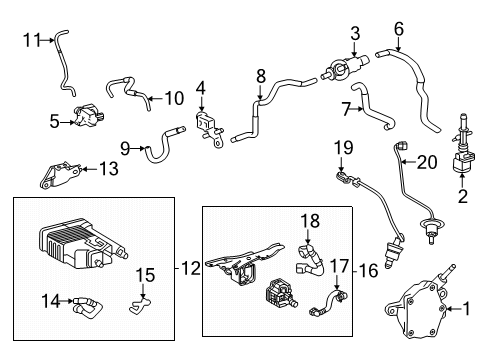 2025 Toyota 4Runner Hose Sub-Assembly, Fuel Diagram for 77404-60130
